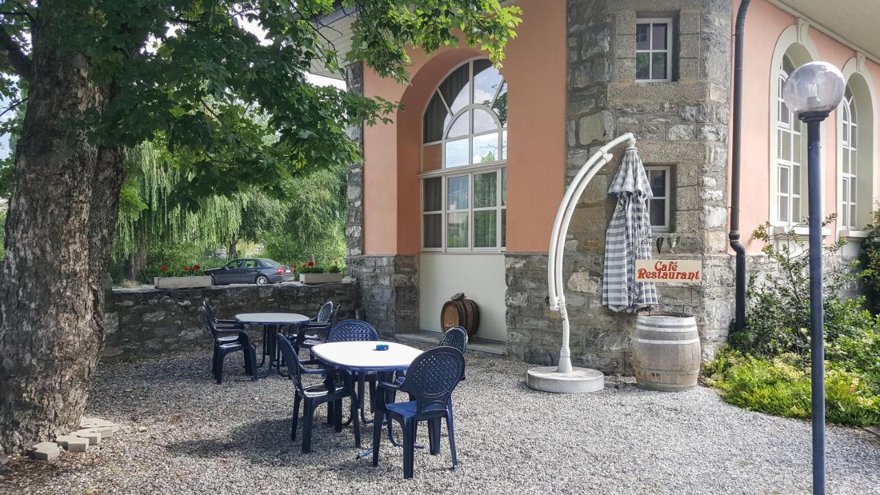 Hotel Les Berges Chippis Exterior foto